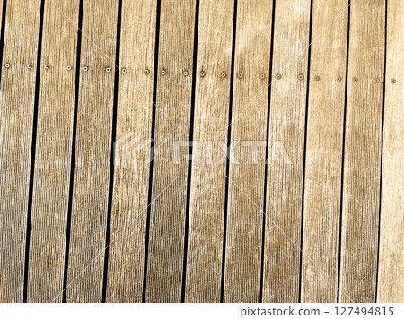Background material of wooden boards. Background material with a solid antique wood grain. Door boards, wall boards, planks, flooring, wooden floors 127494815