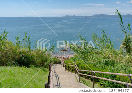 The westernmost monument in Kanzakihana Park 127494877
