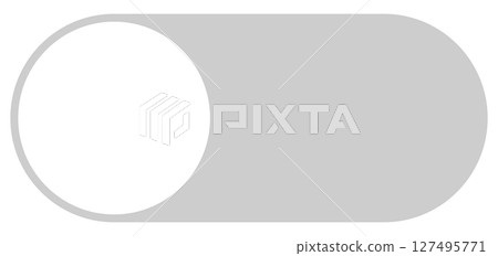 簡單的切換按鈕,網頁和應用程式切換,關閉狀態 簡單的切換按鈕,網頁和應用程式切換,關閉狀態 127495771