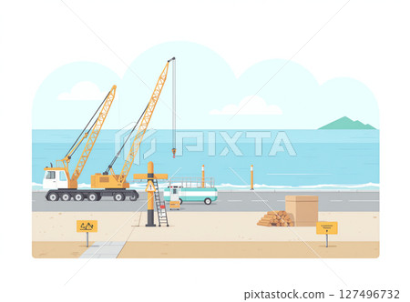 海灘建設 127496732