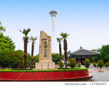 Busan Tower (Diamond Tower) in South Korea 127498347