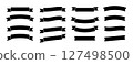 Simple ribbon set of 16, vector, banner 127498500