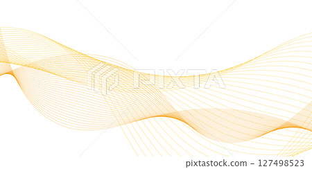 Wave pattern background orange yellow wave blend Wave pattern background orange yellow wave blend 127498523