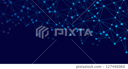 Technology near future background polygon blue navy blue 127498968