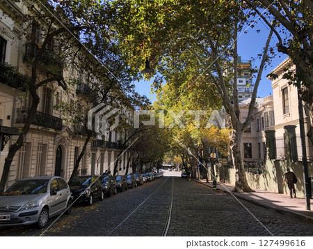阿根廷:首都的秋日街景 阿根廷:首都的秋日街景 127499616