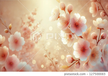 Cherry tree in full bloom Cherry tree in full bloom 127500083