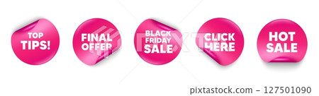 Top tips sticker tag. Click here, Black friday paper price banners. Top tips tag. Education faq sign. Best help assistance. Hot sale sticker. Promo banners. Vector Top tips sticker tag. Click here, Black friday paper price banners. Top tips tag. Education faq sign. Best help assistance. Hot sale sticker. Promo banners. Vector 127501090