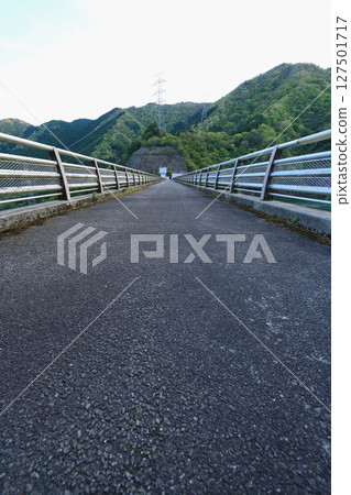 Scenery of Hase Dam in Kamikawa Town, Hyogo Prefecture 127501717