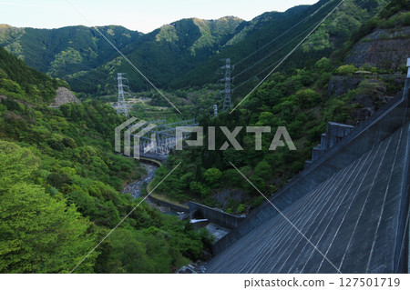 兵庫縣上川町長谷水壩風景 127501719