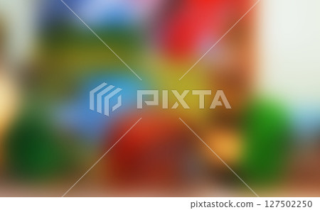 Vibrant Abstract Colorful Fluid Swirl Background with Red, Blue, Yellow Hues and Dynamic Painting Texture 127502250