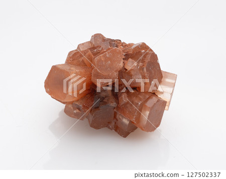 Rustic Aragonite Cluster Crystal Specimen: Warm Brown Geological Formation for Mineral Collectors and Healing Properties 127502337