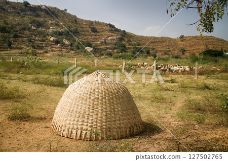 Indian shepherd hut Indian shepherd hut 127502765