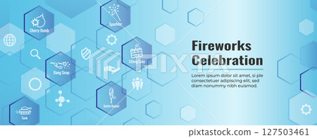 Fireworks and Independence Day Icon Set Web Header Banner Fireworks and Independence Day Icon Set Web Header Banner 127503461