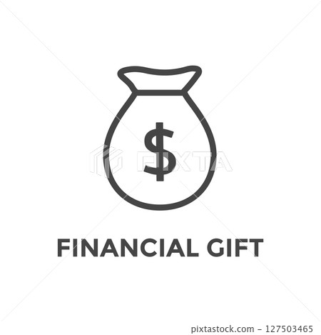 Financial Gift Student Loan Debt - Forgiveness Icon 127503465