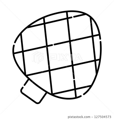 Artichoke black and white vector line illustration Artichoke black and white vector line illustration 127504573
