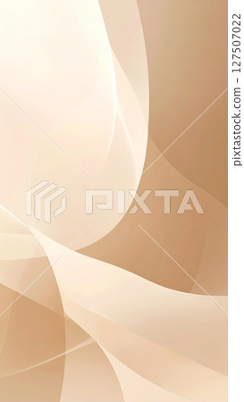 Soft beige and brown wavy background 127507022