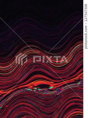 Abstract Red And Black Wavy Glitch Texture Background Abstract Red And Black Wavy Glitch Texture Background 127507306
