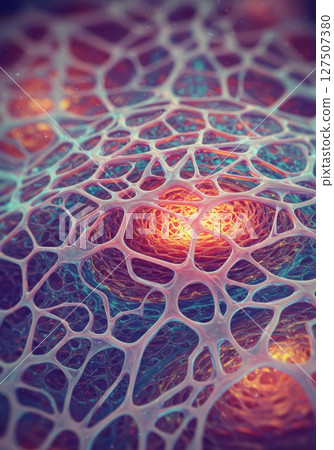 Intricate Network Structure Abstract Background 127507380