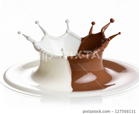 巧克力牛奶牛奶皇冠 127508131