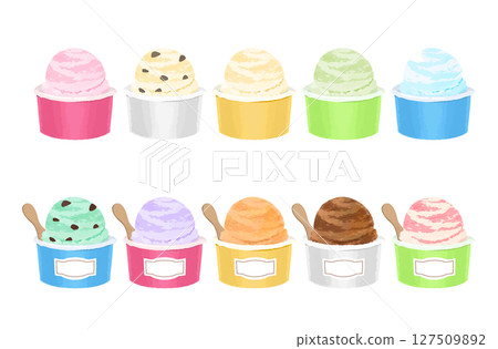 一杯冰淇淋套裝 127509892