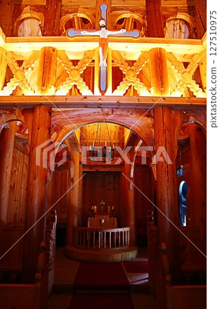 範托夫特木板教堂，卑爾根，挪威 127510975