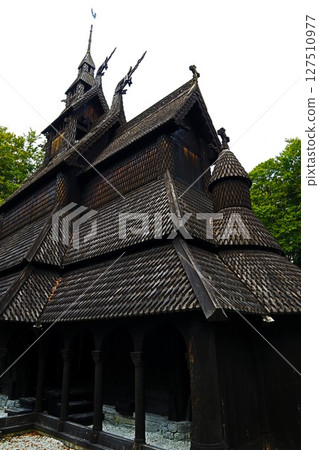 Fantoft Stave Church, Bergen, Norway 127510977