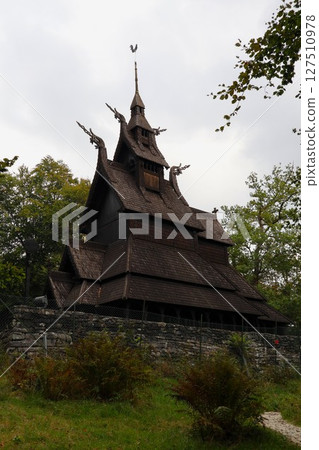 範托夫特木板教堂，卑爾根，挪威 127510978