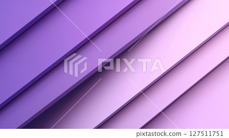 Deep purple paper cut layer diagonal pattern minimalist solid background 127511751