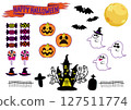 Cute illustration set with Halloween motif 127511774