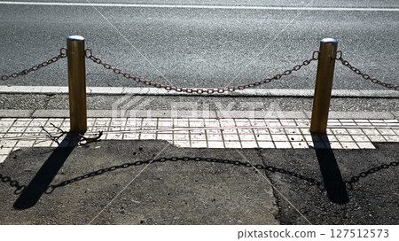 Sidewalk guardrails 127512573