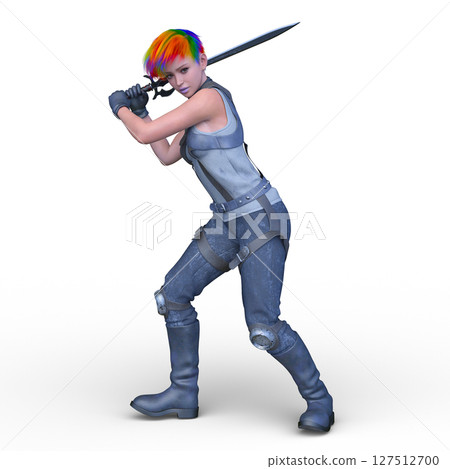 Female swordsman 127512700