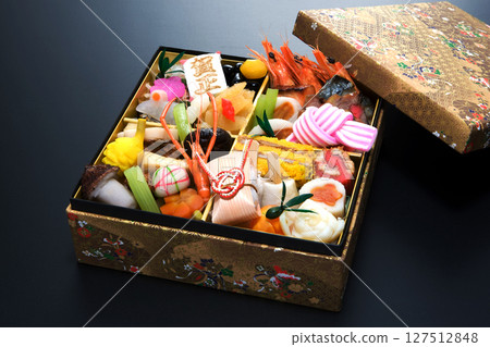 New Year dishes  127512848