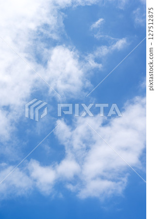 Summer sky, blue sky, summer, sunny, June [Tokyo] 127512875