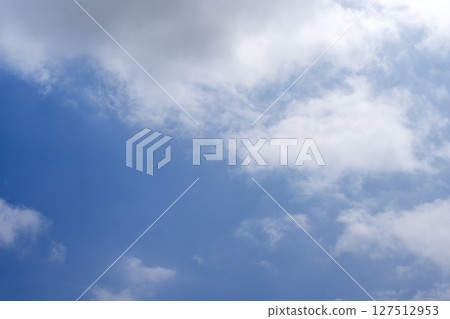 夏日的天空，夏日的天空，藍天，天空，夏天，晴朗，六月[東京] 127512953