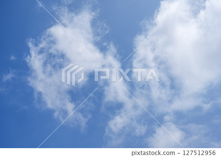 Summer sky, blue sky, summer, sunny, June [Tokyo] 127512956