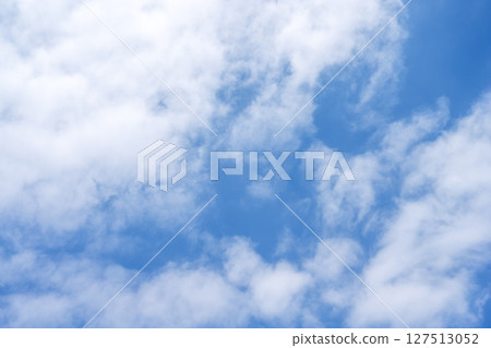 Summer sky, blue sky, summer, sunny, June [Tokyo] 127513052