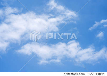 Summer sky, blue sky, summer, sunny, June [Tokyo] 127513094