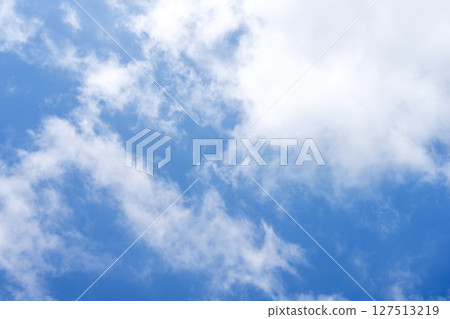 Summer sky, blue sky, summer, sunny, June [Tokyo] 127513219
