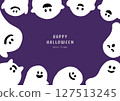 halloween ghost frame 127513245