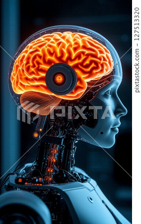 [AI Generation] BCI (Brain-Computer Interface) Brain Chip 127513320