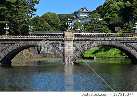 Imperial Palace Outer Gardens and Nijubashi Bridge 127513374