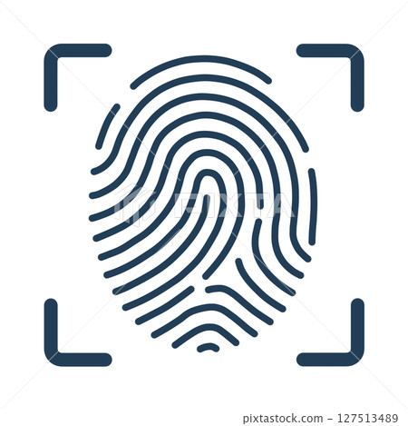 指紋認證影像“AI生成影像” 127513489