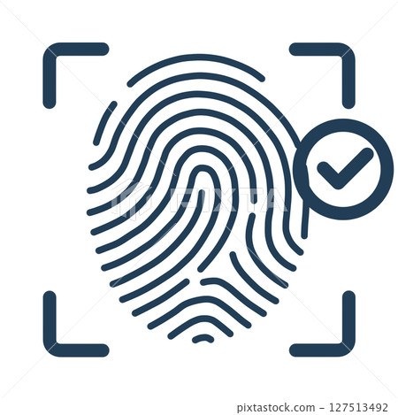 指紋認證影像“AI生成影像” 127513492
