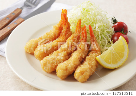 Crispy fried shrimp 127513511