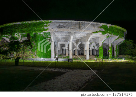 Sado Gold Mine, Kitazawa Flotation Plant Site, illuminated 50m thickener 127514175