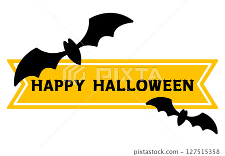 Halloween frame vector illustration Happy Halloween 127515358