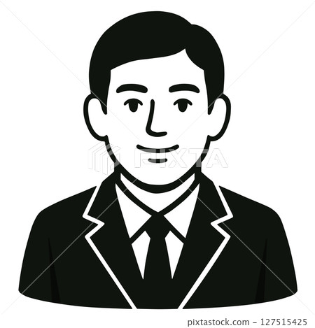 Male icon "AI generated image" 127515425