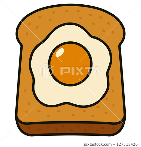 Fried egg pan "AI generated image" 127515426