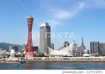 神戶的美景：港灣塔與海洋博物館 127515451