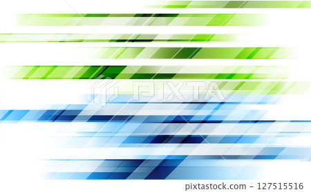 Blue and green glossy stripes geometric minimal abstract background Blue and green glossy stripes geometric minimal abstract background 127515516